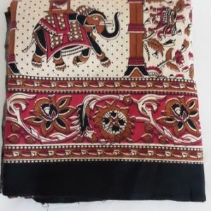 RED BLACK OCHRE ELEPHANT MANDALA THROW